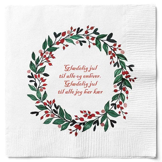Serviette - Magic Christmas - Glaedelig Jul