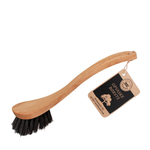 Danish Washing Up Brush, Natural Fibers, Timber handle