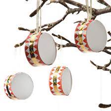 Drums For the Christmas Tree (Box of 4)