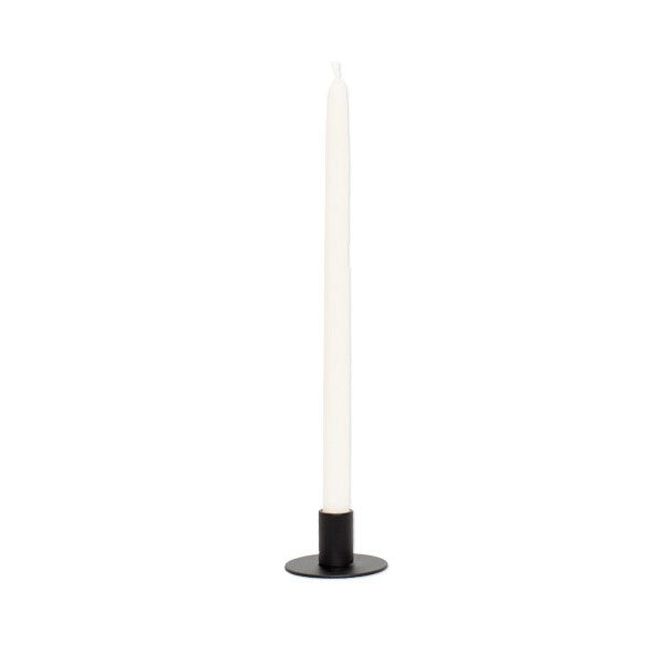 Candle Holder, Lysestage Black Metal - For 1.3cm Candles (Christmas Tree Candles)