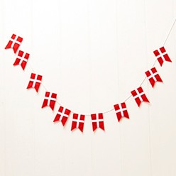 Garland - Flag - 12 Felt Flags