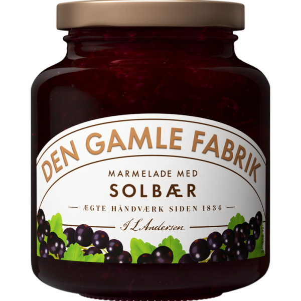Marmelade Solbær - Den Gamle Fabrik (Solbærsyltetøj)