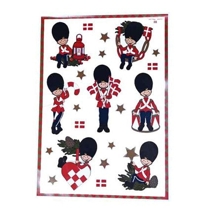 Nostalgic Soldiers Window Stickers