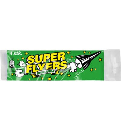 Super Flyers Sour Apple 4stk