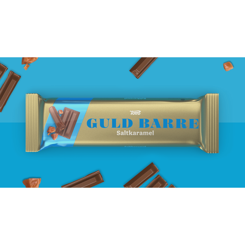 Toms Guld Barre med Saltkaramel 45g