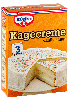 Dr Oetker Kagecreme - vaniljesmag