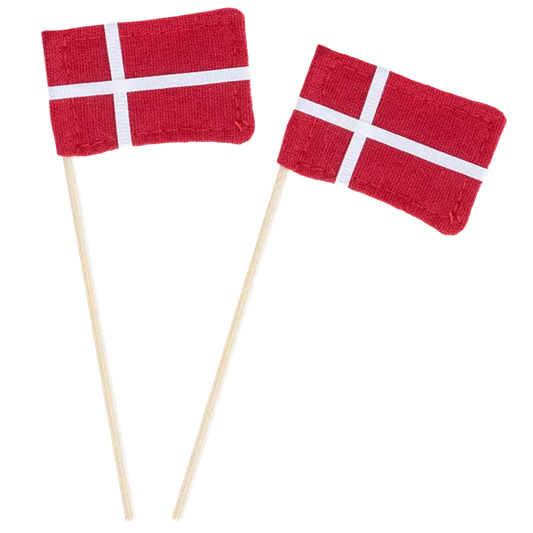 Danish Cake Flags - NEW Reusable Flags - 2 Pack