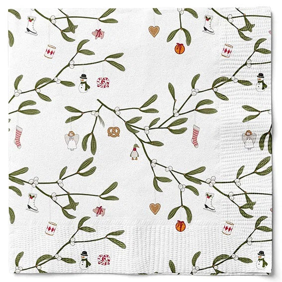 Serviette - Danish Christmas Ornaments