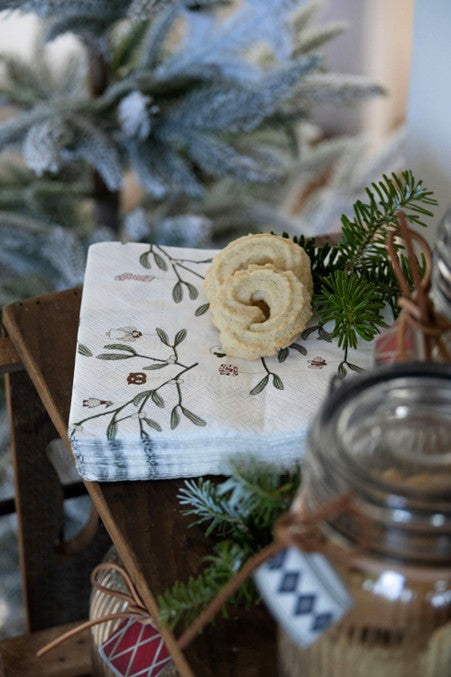 Serviette - Danish Christmas Ornaments