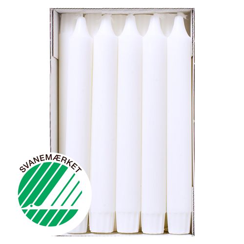 Crown Candles, 2.3cm x 20cm, Box 10