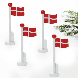 Danish flag pole 14cm - 1pc