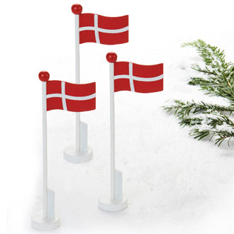 Danish flag pole 20cm - 1pc