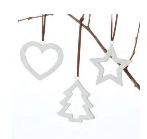 Porcelain, Christmas Decorations (Set of 3)