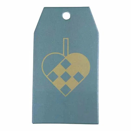 Gift Tags, Braided Hearts - Dusty Green, 6 Pack