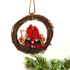 Christmas Wreath with Pixies