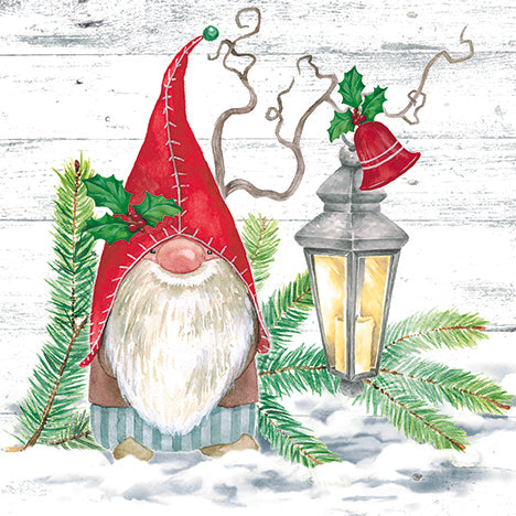 Serviettes - Elf at the Street Light