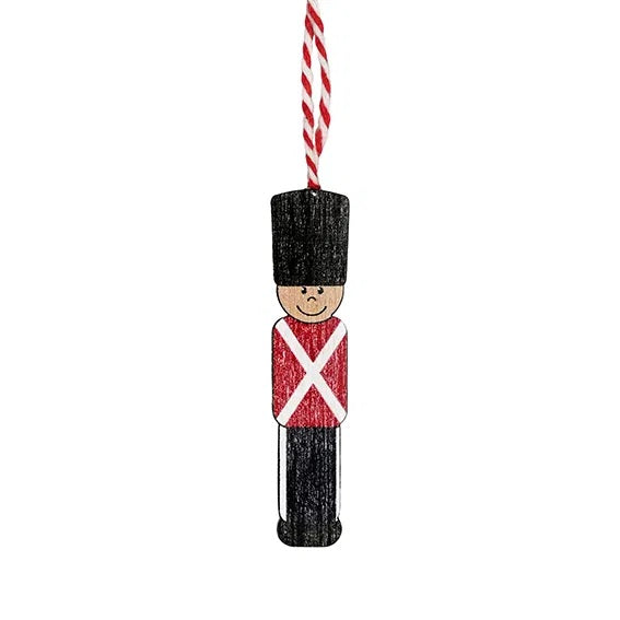 Nostalgic Soldier Wooden Ornament - 2 Pack