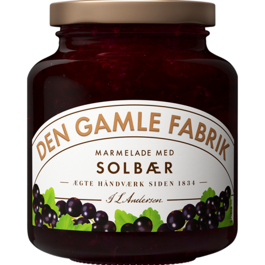 Marmelade Solbær - Den Gamle Fabrik (Blackcurrant Jam)