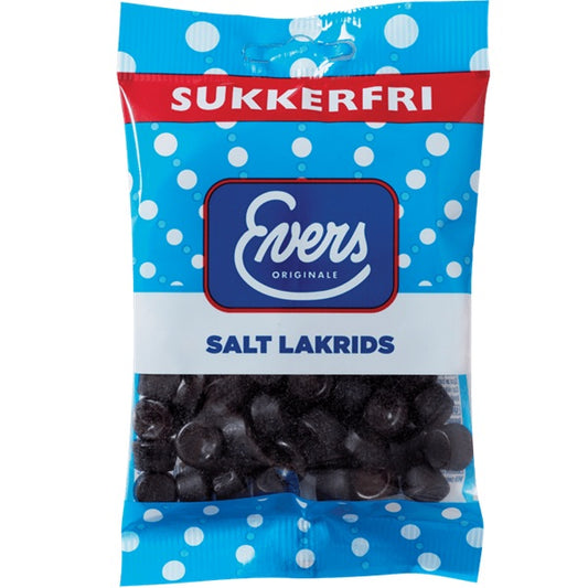 Evers Salt Linser - Salty Liquorice - Sugar Free