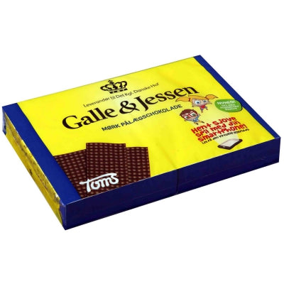 Pålægschokolade G&J - Mørk 2 x 30 stk