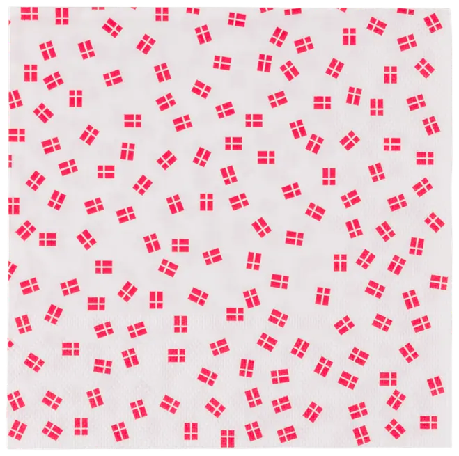 Serviette - Danish Flags