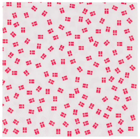 Serviette - Danish Flags
