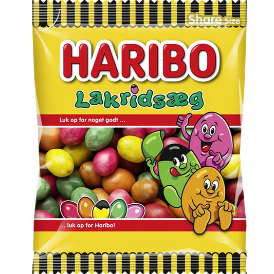 Haribo Lakridsæg 120g