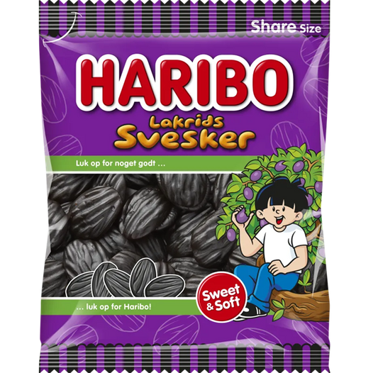 Haribo Lakrids Svesker 120g