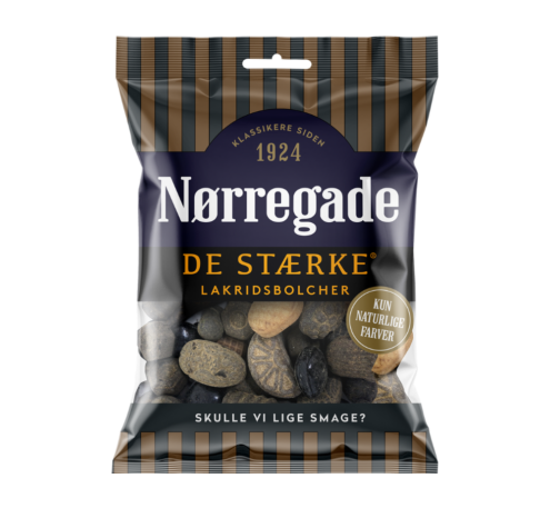 Nørregade De Stærke Lakrids Bolcher
