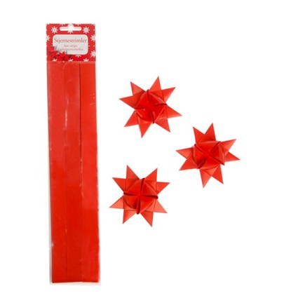 DIY Paper Stars - Red 3cm