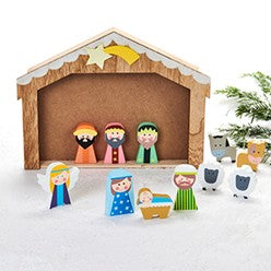 Wooden Crib Set with 12 Pieces