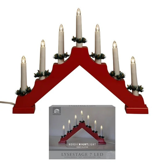 Swedish Candle Bridge LED lights