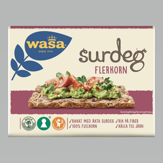 Wasa Surdej Flerkorn knækbrød / Sourdough Multigrain Crispbread