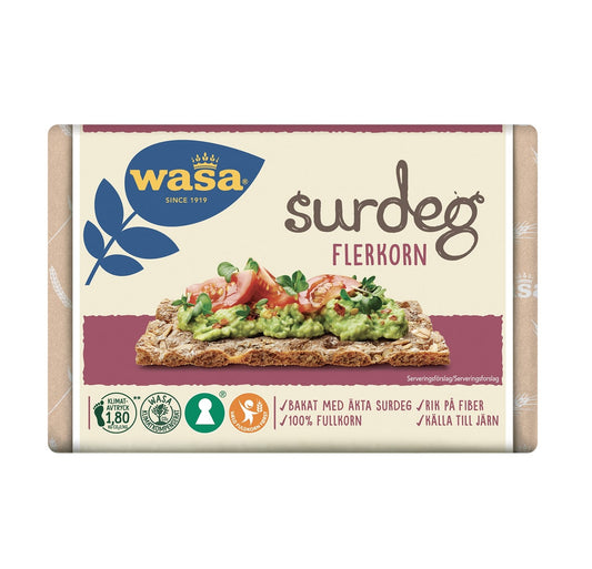 Wasa Surdej Flerkorn knækbrød / Sourdough Multigrain Crispbread