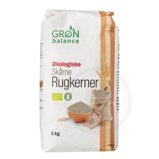 Rugbrød - GB Skårne Rugkerner, Organic Cracked Rye Kernels