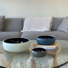Stelton 2 bowls large green and small blue RRP$375