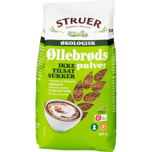 Øllebrødspulver, økoloisk